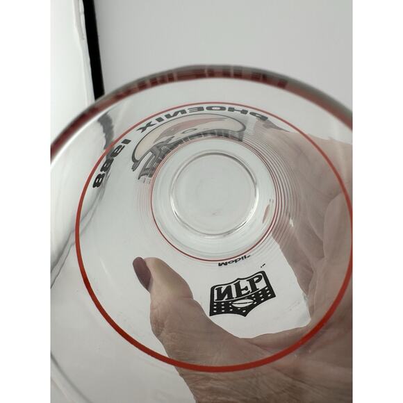 Phoenix Cardinals (1988) and Phoenix Suns 16oz Glass Tumblers 1980s Set of 2 - Picture 6 of 8